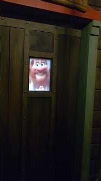 Waiting in line to ride the frozen ride epcot. So cute love this part of the line LIKEANDSUBSCRIBE