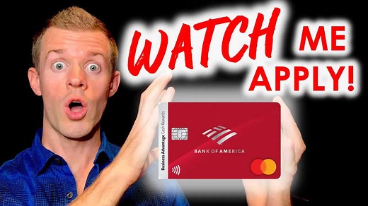 Watch me apply Bank of America business credit card application (Business Advantage Cash Rewards)