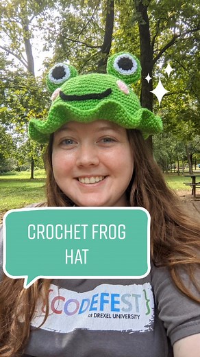 Crochet Frog Hat Pattern Tutorial | DIY Crochet TikTok Inspired