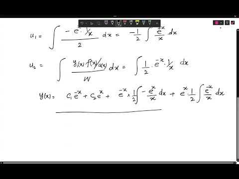 Method of variation of parameters- Examples