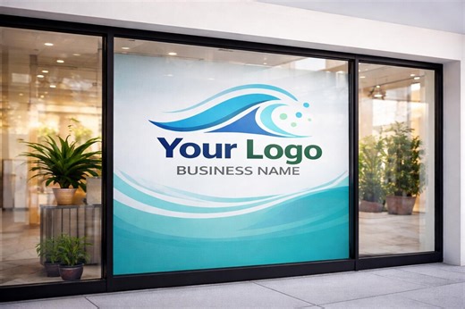 Business Window Vinyl Decal Logo Sign Wall Graphics Storefront Office Branding - Etsy