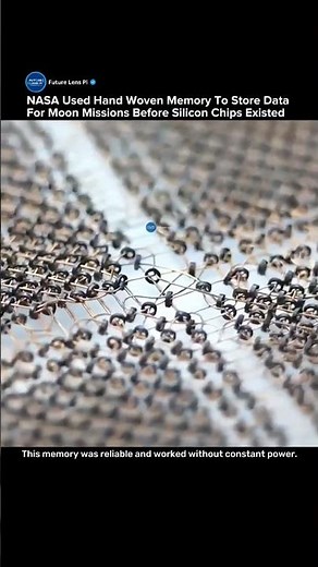 The Hand-Woven Memory That Powered NASA’s Moon Landing Computers #nasa #handwoven #memory #ram #data