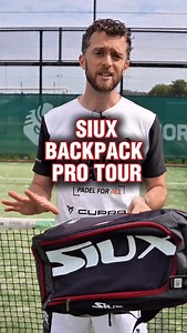7.1K views · 15 reactions | Siux backpack pro tour REVIEW @justpadel_com - #padel #padelbag #padelracket #justpadel | Otro Nivel Padel | Facebook