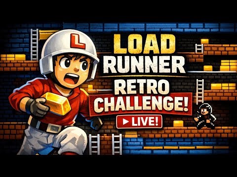 Lode Runner Classic Gameplay | Retro NES Style Platform Game
