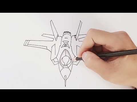 How To Draw US Air Force McDonnell Douglas F-15 Eagle Easy