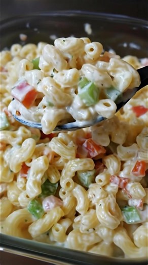 "This is the best macaroni salad that I've tasted!" Recipe in First Coʍmеոτ 👇 | Easy Recipes