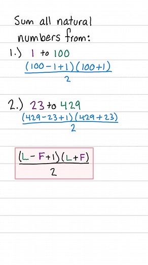 How to add sequential numbers. #tiktokmath #mathtutor #mathtrick #mathbasics #mathhelp #tutor #addingnumbers #arithmeticsequence #addition