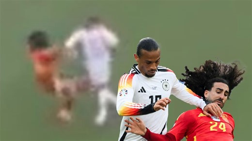 Watch Leroy Sane 'lay Marc Cucurella out' in savage not-shown-on-TV moment