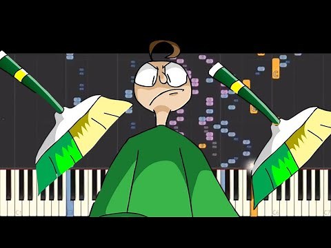 Sweeping Time - NPT Music Remix - Baldi's Basics - Piano Cover - YoruShika
