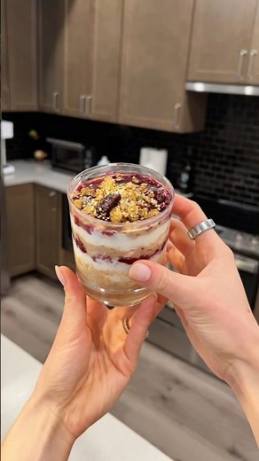 Greek yogurt parfait!