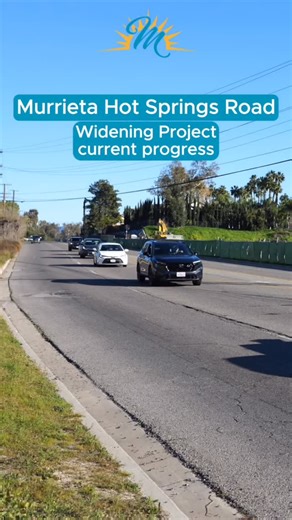 City of Murrieta | 👷‍♂️🚜 Quick update on the Murrieta Hot Springs Road Widening Project! 🚜🦺 Crews are working overnight to build a retaining wall on the... | Instagram