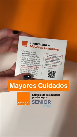 Siempre acompañados 🤝, siempre seguros 🛡️ Mayores Cuidados de Orange ⌚ 👉 Teleasistencia 24/7 a través de un reloj 🚨 Detección automática de caídas 🆘 Botón SOS 📱App de seguimiento con geolocalización Cuidarlos es la forma de decir “te quiero” 🧡 https://www.orange.es/servicios/teleasistencia | Orange