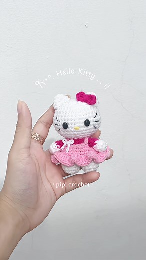 𐙚⋆°. Hello Kitty ... !! #crochet #moclen #pipicrochet #viral #fypシ #hellokitty