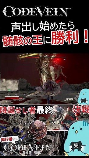 【完全初見＆バディなし】声出したらようやく勝てた髄骸の王｜CODE VEIN （完）