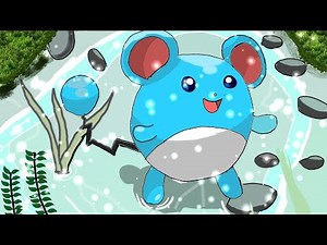 🔥 Epic Pokémon Marill Artwork in Water!