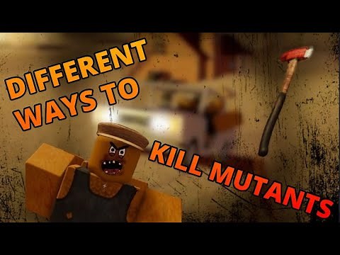 Different ways to KILL MUTANTS in A Dusty Trip (Roblox)