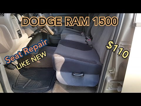How to replace seat foam cloth & springs in 2002-05 Dodge Ram 1500/seat repair