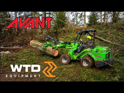 AVANT 755i out on Demo with Eastside Tree Works - WTD Equipment