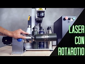 laser con rotatorio para grabados de termos, tumblers, manillas, brazaletes, conicos y mas.