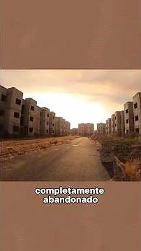 Discover the "Mexican Chernobyl," a complex of 800 abandoned homes. #shortsvideo