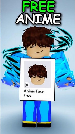 🤯FREE ANIME FACE ON ROBLOX! #roblox #freeitemsroblox #animeroblox