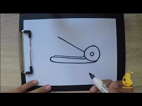 How to Draw stapler ( Step by Step )