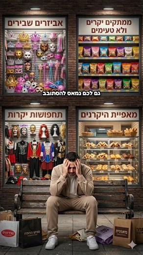 סגירת כל הצרכים לחג פורים בסיבוב אחד