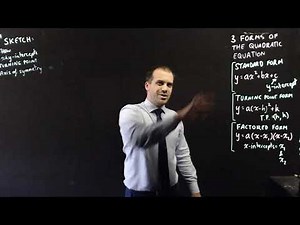 3 forms of the quadratic equation