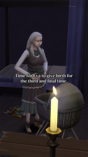 1303, Aldred and Eva’s last baby (they were only granted 3 pregnancies!) #ultimatedecadeschallenge #sims4 #nocc #medieval