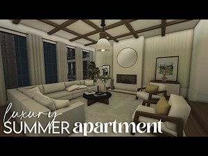 Bloxburg | Luxury Summer Apartment | House Build