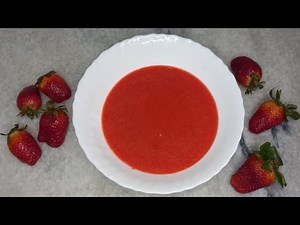 How To Make Strawberry Puree|Strawberry Topping