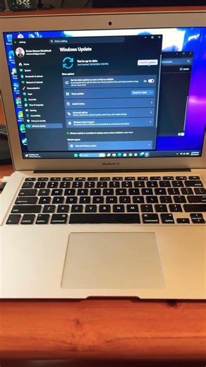 Running Win 11 26H1 on a mid 2013 MacBook Air final demo part 3