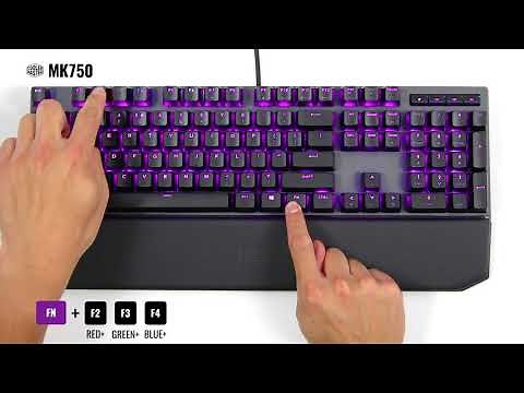 MK750 | How to Change Your Color Selection