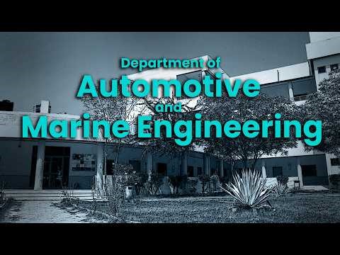 Introduction | Department of Automotive and Marine Engineering | NED University