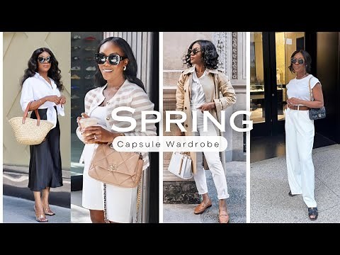 Spring Capsule Wardrobe 2025 | Effortless Style with Timeless Essentials ft. Quince