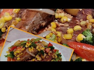 How to cook Delicious and healthy pink salmon... Lhotz Cooking