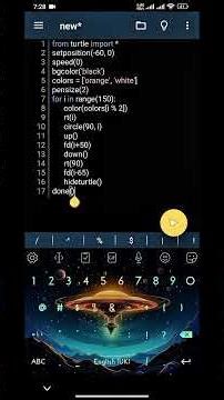 @ Python turtle create a dynamic shape design 🐢🐢.