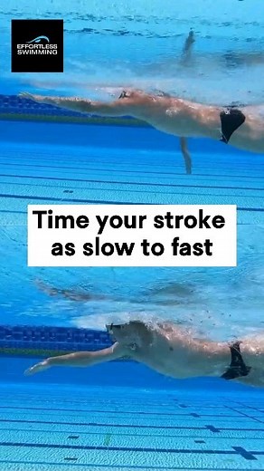 Accelerate through each stroke, starting with a soft and relaxed reach and gradually increasing your speed and power. This gradual buildup will provide propulsion and make you swim faster. #swimmingcoach #swimmingclinic #swimmersofinstagram #SwimmingTechnique #Swimming #SwimFaster #triathletelife #triatheleteintraining | Effortless Swimming