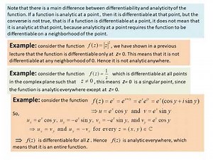 Analytic Functions