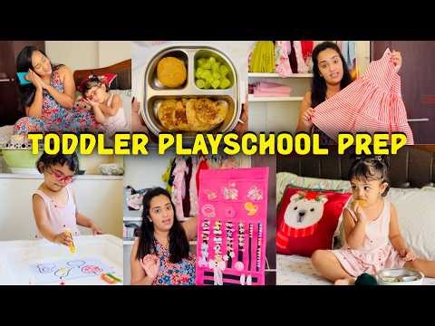 REAL Mom Morning Routine 🌅 Getting My Toddler Ready for Playschool