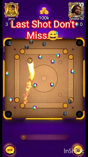 Create a 😵Auto Shot 😅 in Last Moment carrom pool