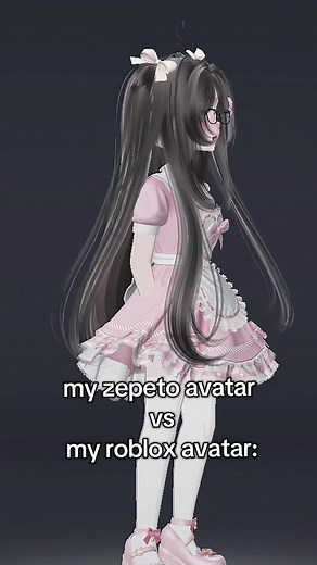 Comparing My Zepeto and Roblox Avatars