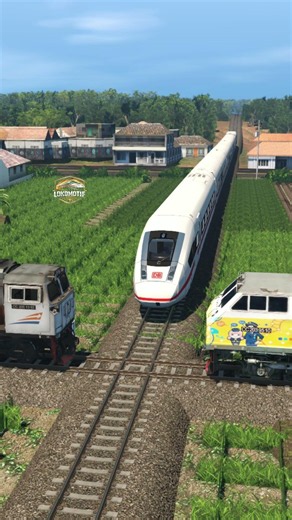 ICE Fast Trains Go Fast And Split Other Trains #railroad #railway #railtrack #train