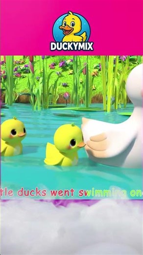 Five Little Ducks – 1 MIN Fun Music Loop 🐤 | Sing Along & Kids Song | Duckymix Kids TV