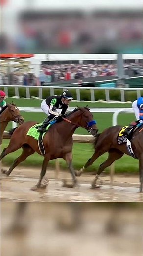 Horses Racing at the Kentucky Derby 🏇