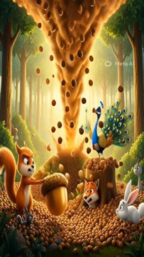 ACORN EXPLOSION! 🤯 Squirrel's Secret Stash Gone Wrong | Funny Animal Cartoons