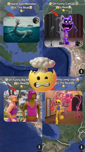 😶‍🌫️📌I Found Top 4 Viral And Amazing Places In Google Earth And Maps!? #shorts #reels #viral