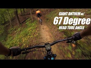 Giant Anthem 29 w/ 67 Degree Head Tube Angle | Works Components Angle Headset