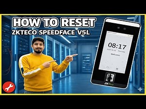 Reset Any ZKTeco Device Without Admin Password (SpeedFace V5L) | 100% Working 2026