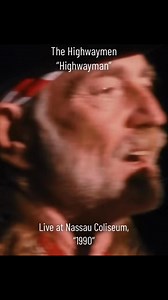 The Highwaymen Live at Nassau Coliseum 1990. Now this right here was country music history. Back in 1990 at Nassau Coliseum on Long Island four legends Johnny Cash Waylon Jennings Willie Nelson and Kris Kristofferson stood side by side and gave the crowd a night they would never forget.When they sang Highwayman each one took a verse. Johnny with that deep voice that shook the floor. Waylon with that outlaw grit. Willie smooth as ever. And Kris pouring out that poet soul. By the end of the song t